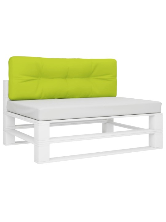 Poduška na palety jasně zelená 120 x 40 x 12 cm textil
