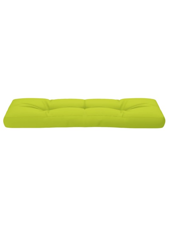 Poduška na palety jasně zelená 120 x 40 x 12 cm textil