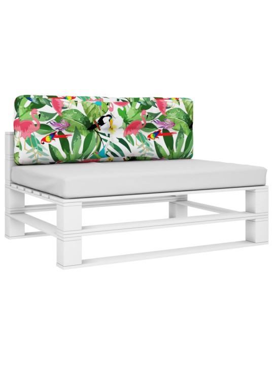 Poduška na palety vícebarevná 120 x 40 x 12 cm textil
