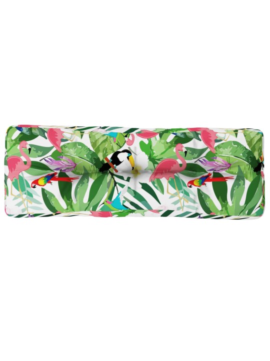 Poduška na palety vícebarevná 120 x 40 x 12 cm textil