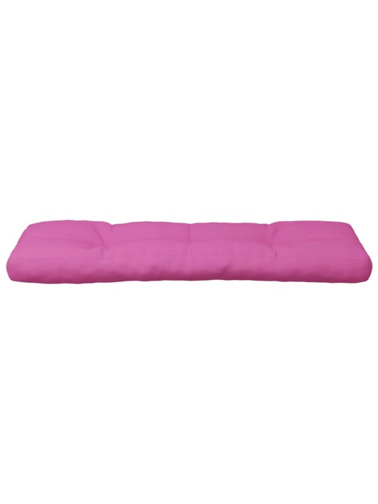Poduška na palety růžová 120 x 40 x 12 cm textil