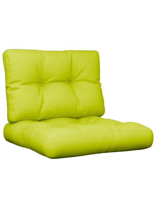 Podušky na palety 2 ks jasně zelené textil