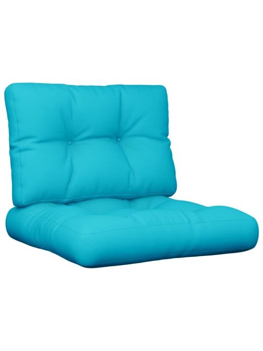 Podušky na palety 2 ks tyrkysové textil