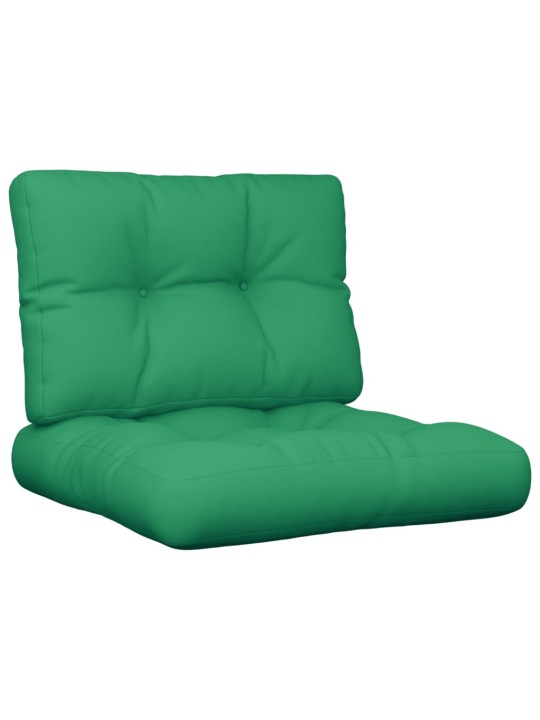 Podušky na palety 2 ks zelené textil