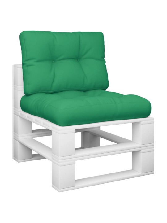 Podušky na palety 2 ks zelené textil