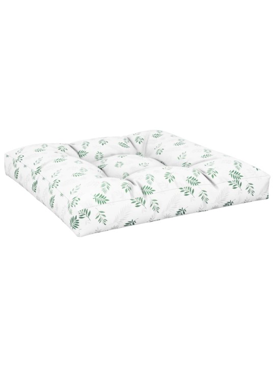 Podušky na palety 2 ks vzor listů textil