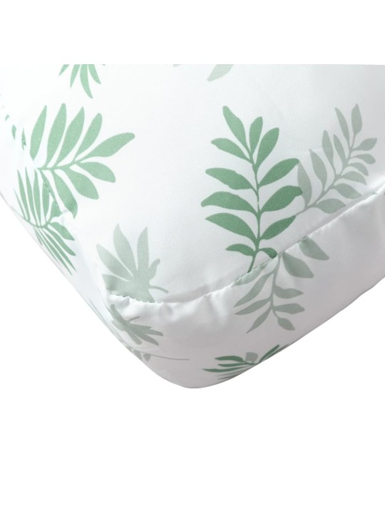 Podušky na palety 2 ks vzor listů textil