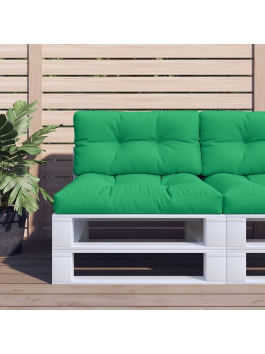 Podušky na palety 2 ks zelené textil