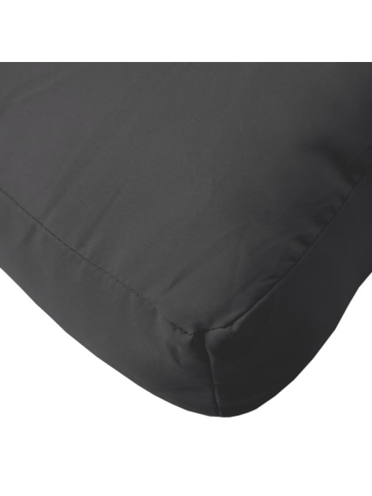 Podušky na palety 2 ks černé textil