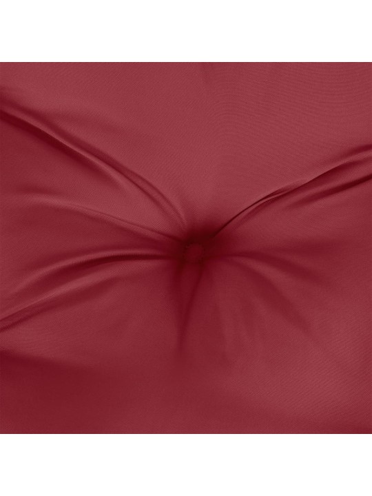 Podušky na palety 2 ks vínové textil