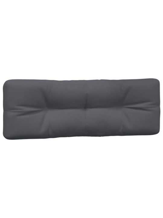 Podušky na palety 2 ks antracitové textil