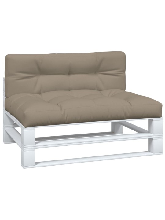 Podušky na palety 2 ks taupe textil