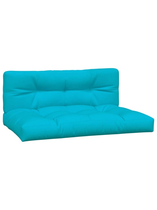 Podušky na palety 2 ks tyrkysové textil