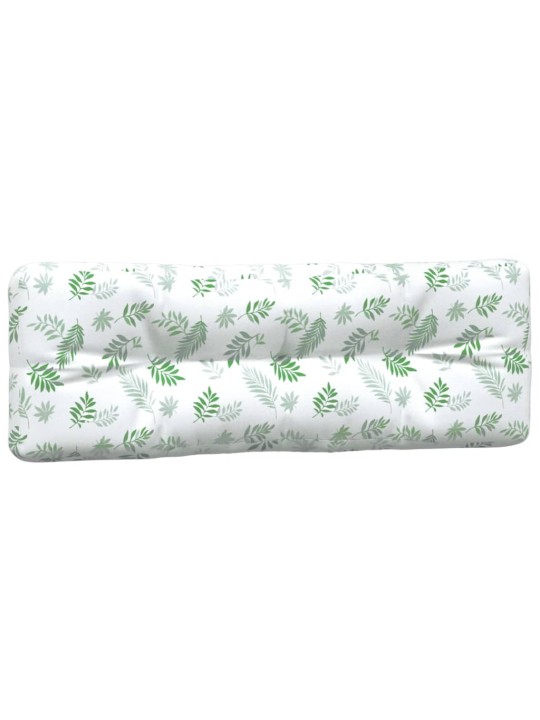 Podušky na palety 5 ks vzor listů textil