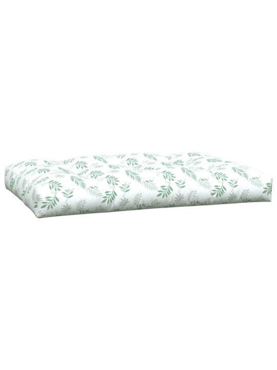 Podušky na palety 5 ks vzor listů textil