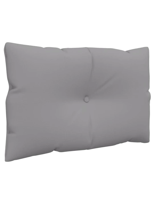 Podušky na palety 2 ks šedé textil