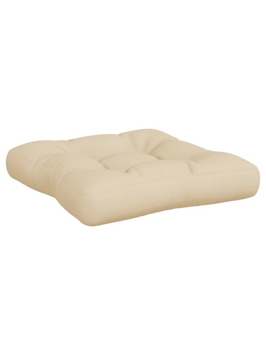 Podušky na palety 2 ks béžové textil