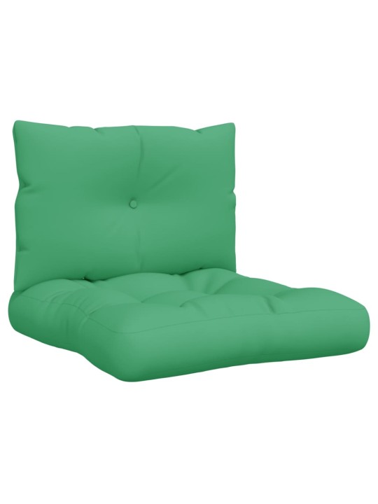 Podušky na palety 2 ks zelené textil