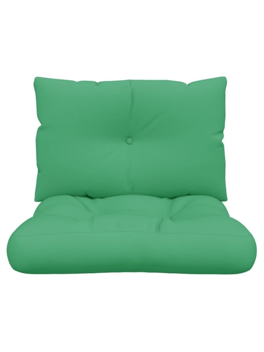 Podušky na palety 2 ks zelené textil