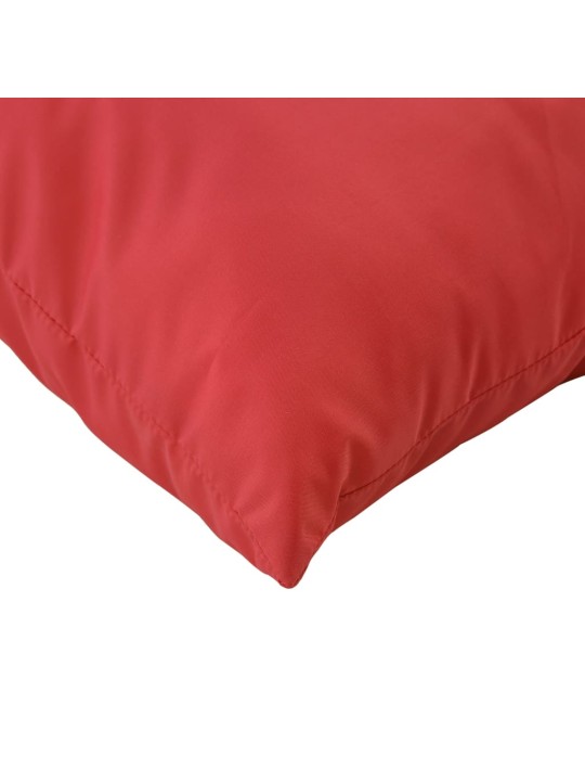 Podušky na palety 2 ks červené textil