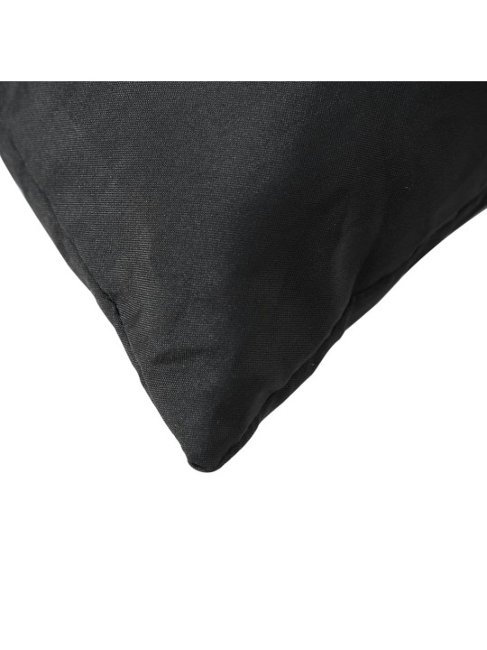 Podušky na palety 2 ks černé textil