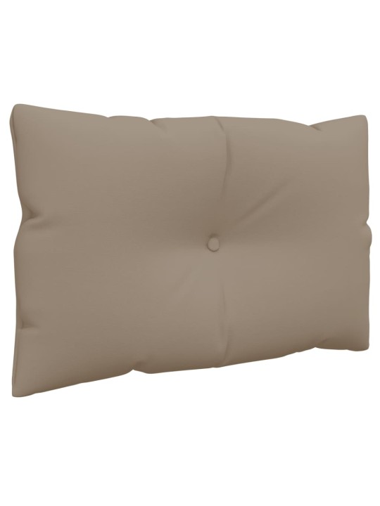 Podušky na palety 2 ks taupe textil