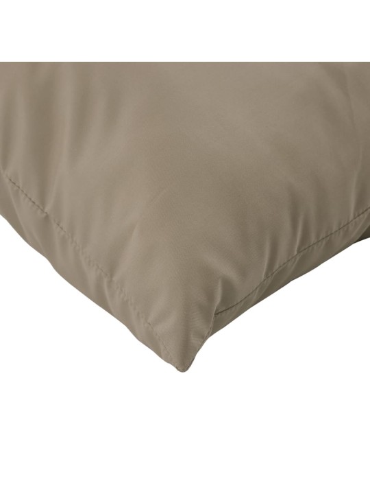 Podušky na palety 2 ks taupe textil