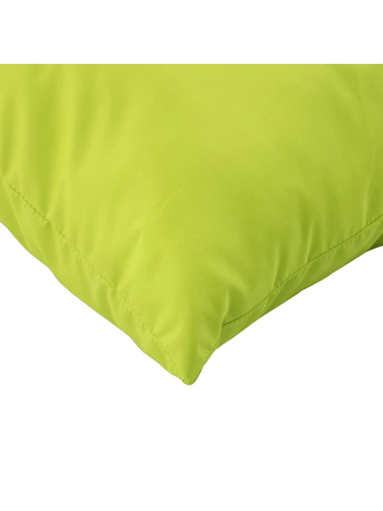 Podušky na palety 2 ks jasně zelené textil