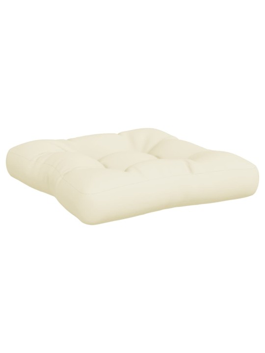 Podušky na palety 3 ks krémové textil
