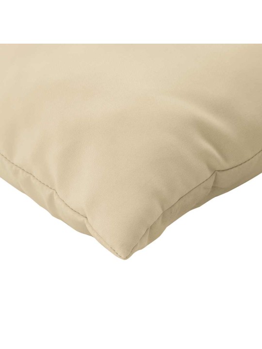 Podušky na palety 3 ks béžové textil