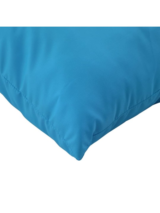 Podušky na palety 3 ks modré textil