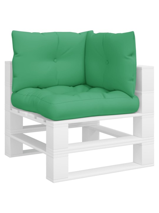 Podušky na palety 3 ks zelené textil