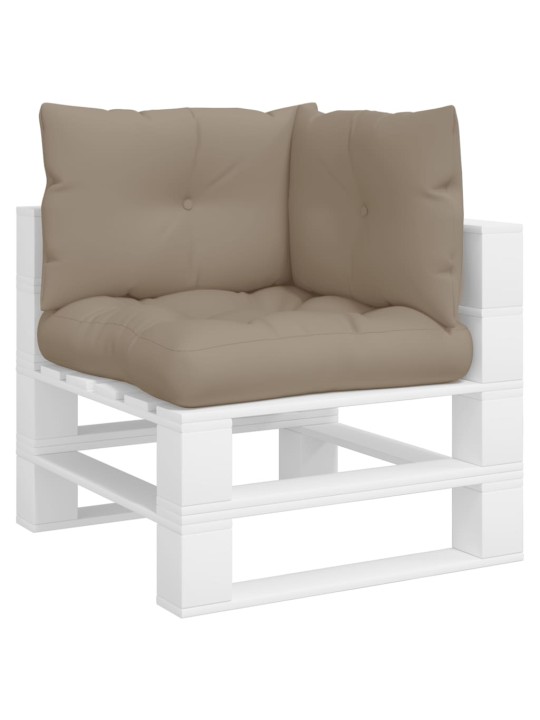 Podušky na palety 3 ks taupe textil