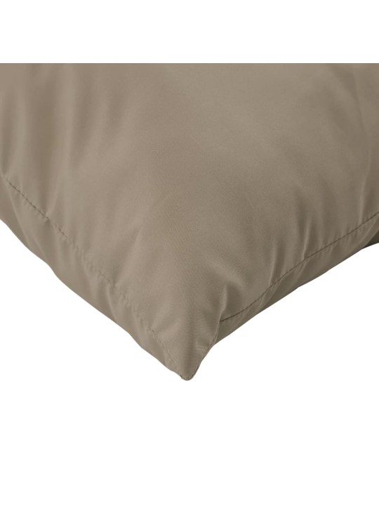 Podušky na palety 3 ks taupe textil