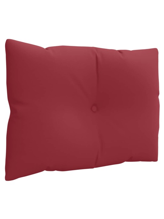 Podušky na palety 3 ks vínové textil