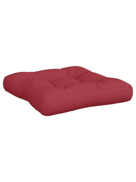 Podušky na palety 3 ks vínové textil