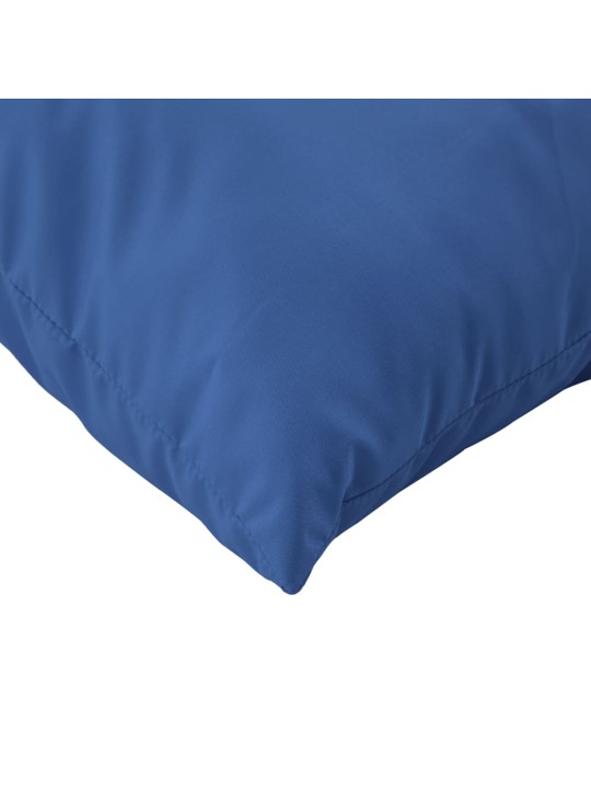 Podušky na palety 3 ks královsky modré textil