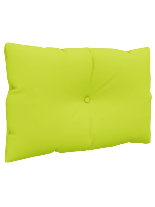 Podušky na palety 3 ks jasně zelené textil