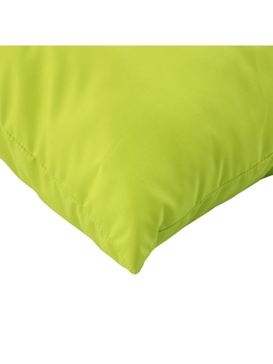 Podušky na palety 3 ks jasně zelené textil