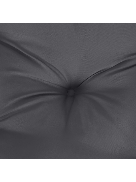 Poduška na palety antracitová 60 x 61,5 x 10 cm textil