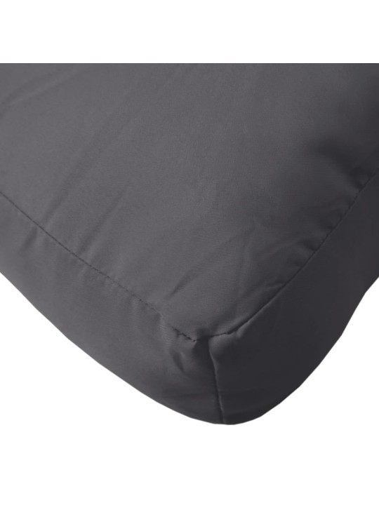 Poduška na palety antracitová 60 x 61,5 x 10 cm textil