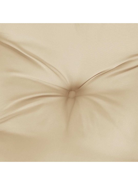 Poduška na palety béžová 60 x 61,5 x 10 cm textil