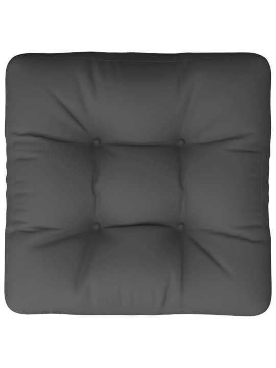 Poduška na palety antracitová 58 x 58 x 10 cm textil