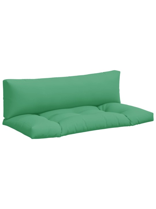Podušky na palety 2 ks zelené textil