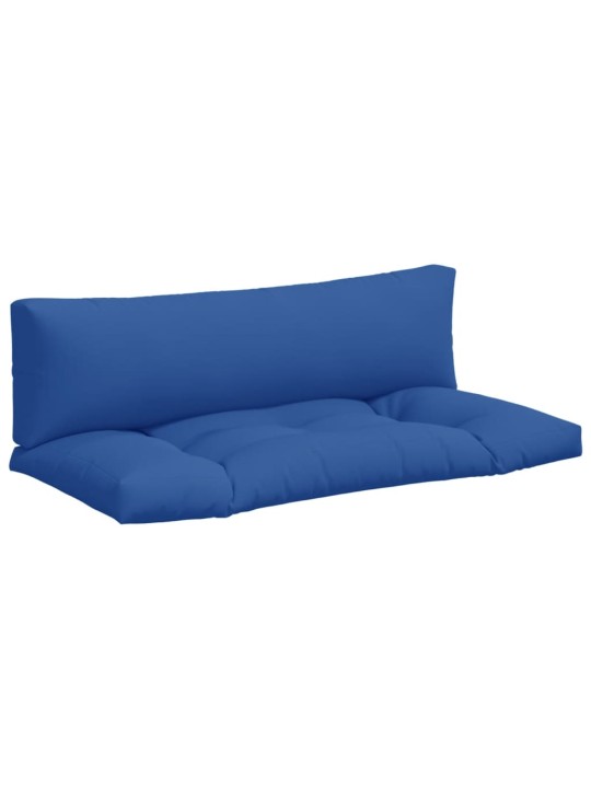 Podušky na palety 2 ks modré textil