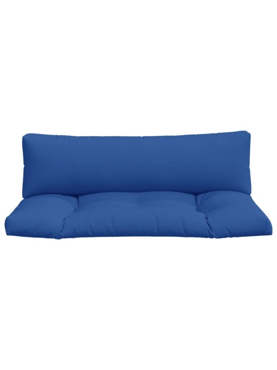 Podušky na palety 2 ks modré textil