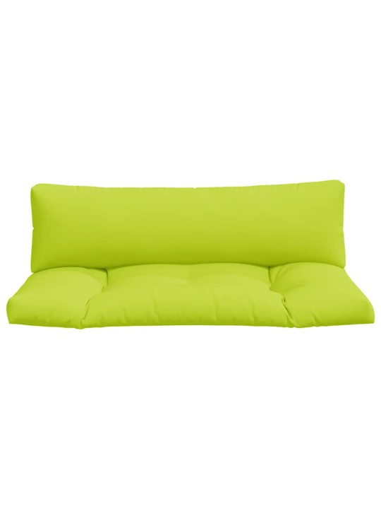 Podušky na palety 2 ks jasně zelené textil