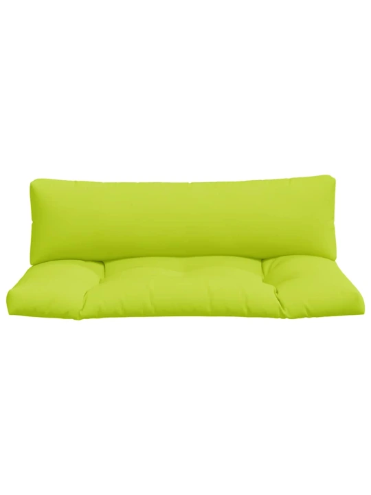 Podušky na palety 2 ks jasně zelené textil