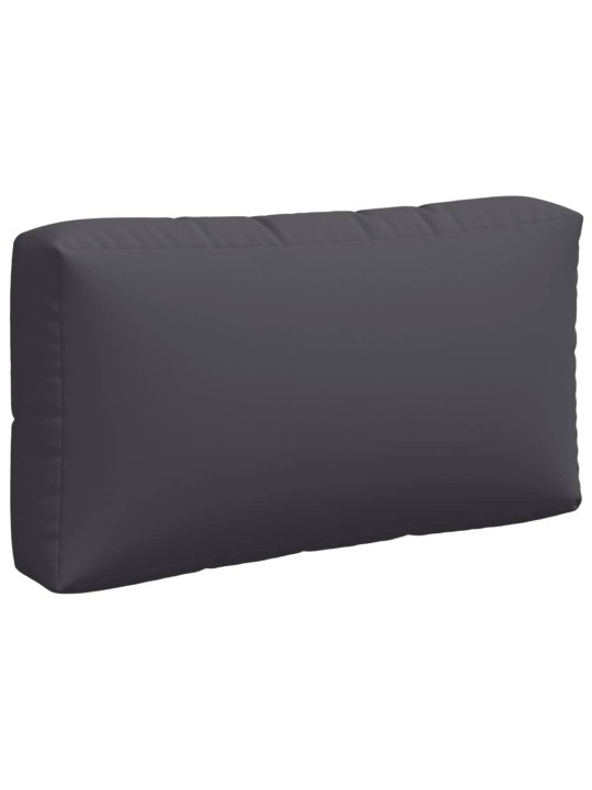 Podušky na palety 3 ks antracitové textil