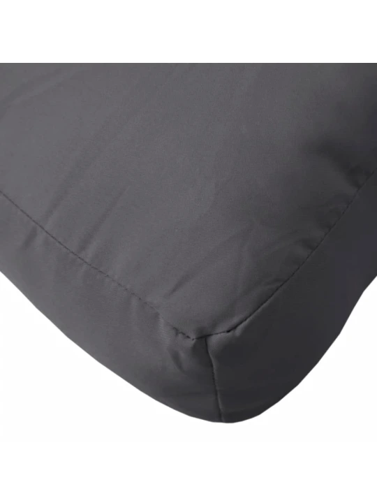 Podušky na palety 3 ks antracitové textil